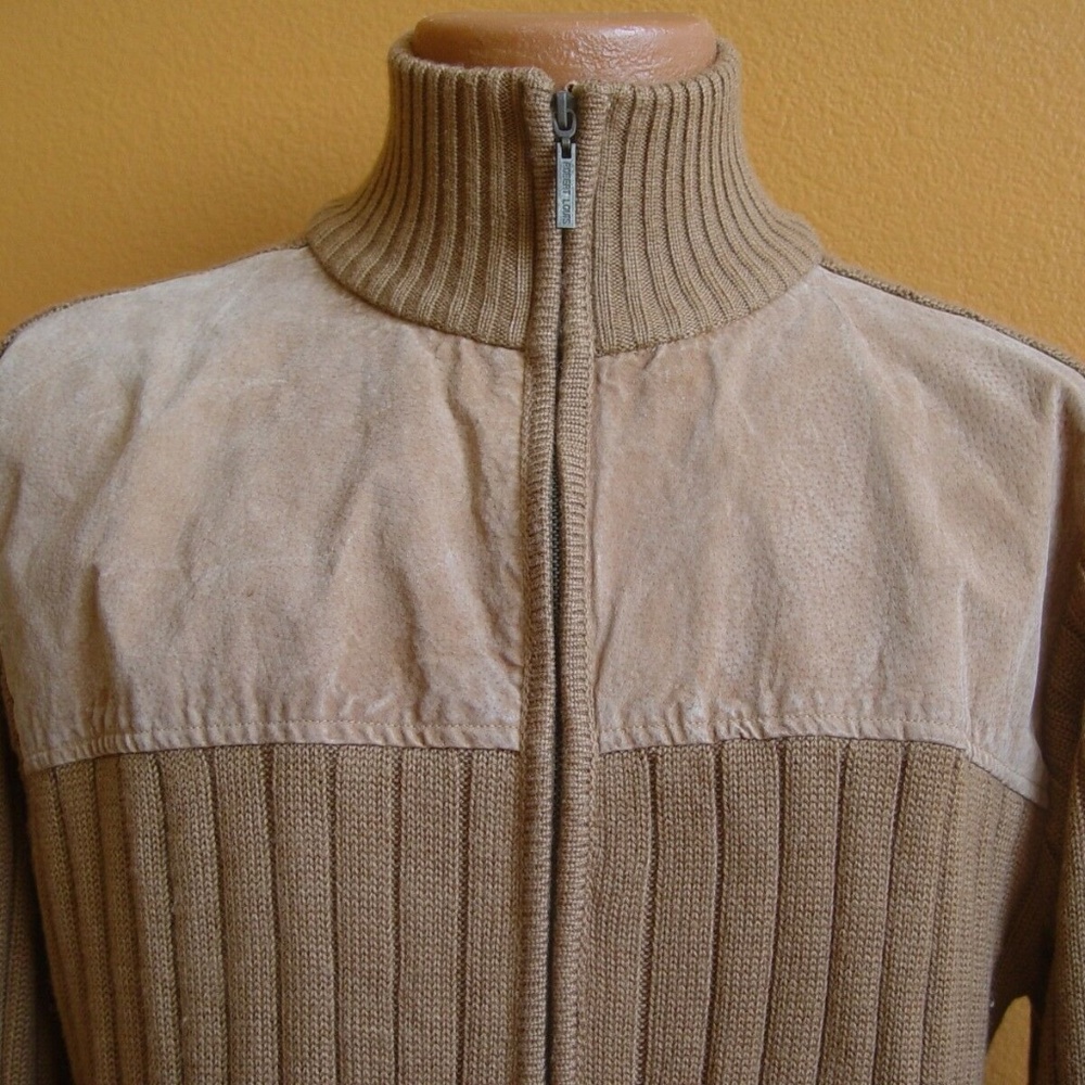 Robert Louis Suede-top Zip-up